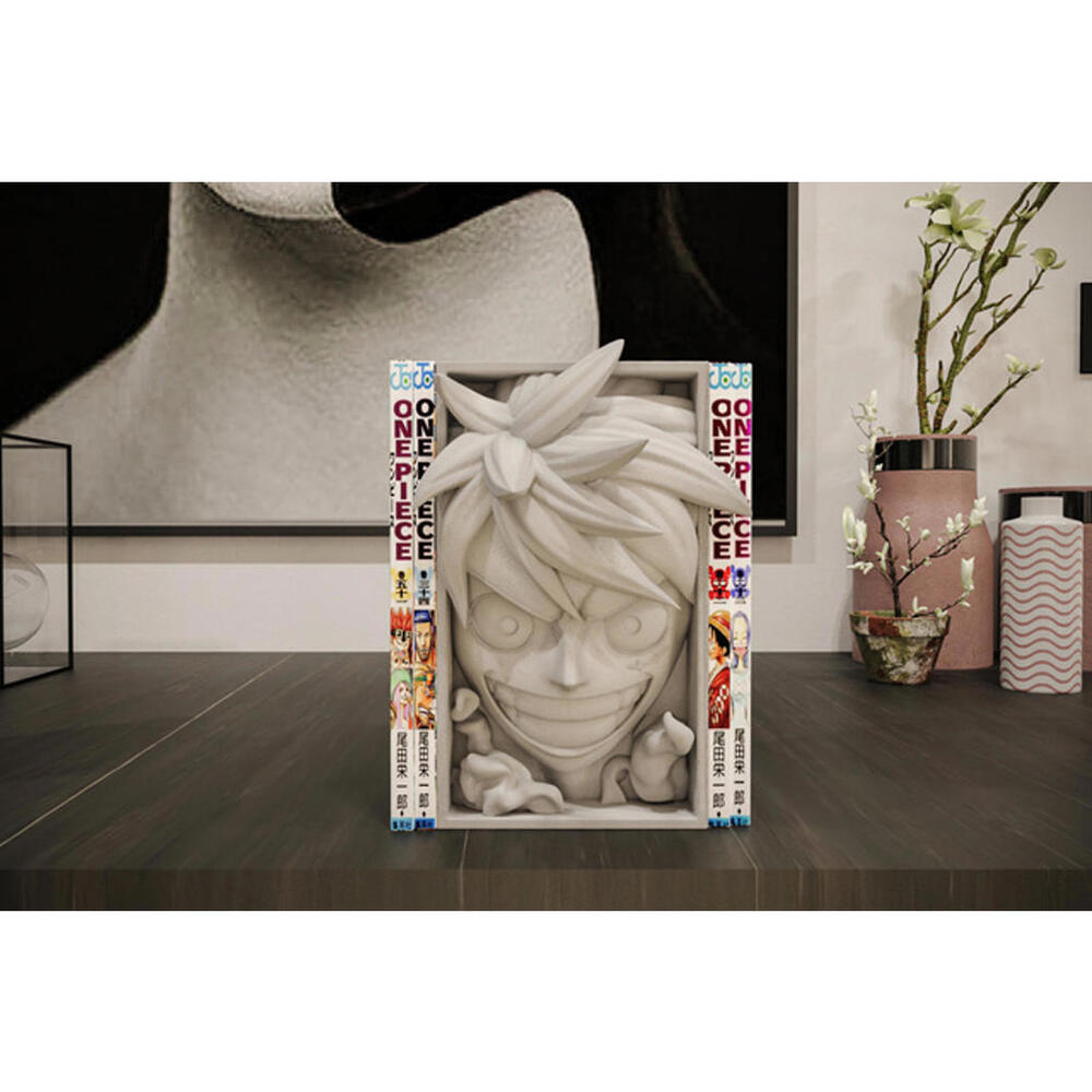 Monkey D. Luffy Manga Book Nook - One Piece Inspired Bookshelf Insert